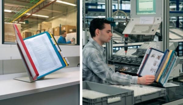 Slitstarkt Stativ för skrivbordsställ VARIO TABLE 20 - 5699 Mörkblå, Gul, Grön, Röd DIN A4 Antal medföljer