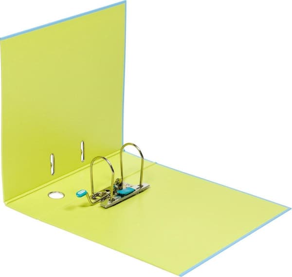 ELBA MyColour mapp A4 80 mm plast ljusblå/ljusgrön