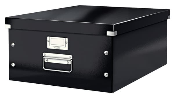 Leitz WOW Click & Store iso kannellinen pahvisäilytyslaatikko A3-formaateille - 36,9 x 48,2 CM (LxS) - Ihanteellinen toimistoon ja kotitoimistoon / ko