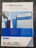 Miniatyrbild 3 av 11: GBC Cover A4 Polyclearview 300 Mic Clear (100)