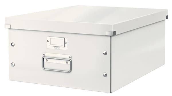 Leitz WOW Click & Store iso kannellinen pahvisäilytyslaatikko A3-formaateille - 36,9 x 48,2 CM (LxS) - Ihanteellinen toimistoon ja kotitoimistoon / ko