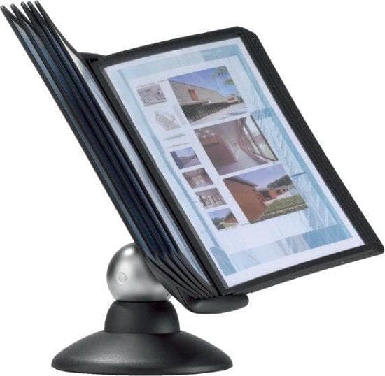 Holdbart SHERPA dokumentdisplay karrusel bord/bænk portræt A4 (558701)