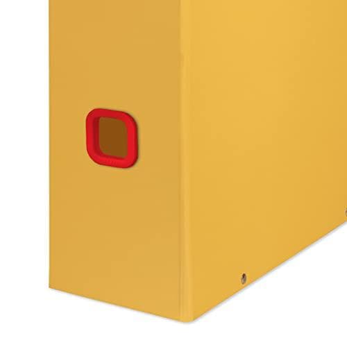 Leitz Click & Store Magazine File, Pap Desk Opbevaring, A4 papirholder til magasiner og ringbind, Home/Office, Cozy Series, Warm Yellow, 53560019