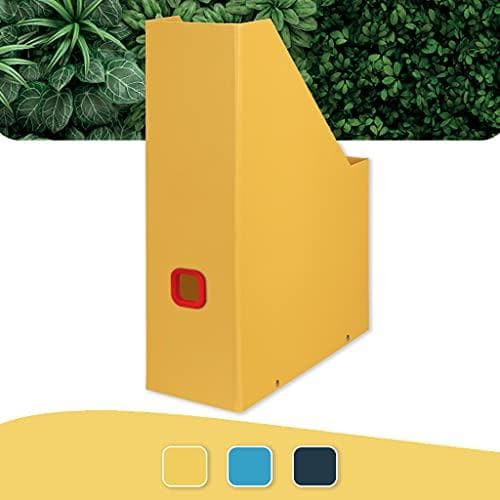 Leitz Click & Store Magazine File, Pap Desk Opbevaring, A4 papirholder til magasiner og ringbind, Home/Office, Cozy Series, Warm Yellow, 53560019