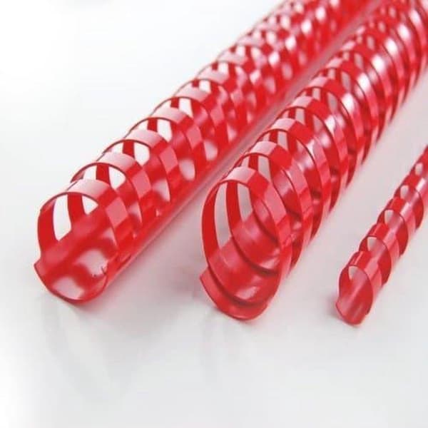 Bindrug gbc 6 mm 21-rengas a4 punainen