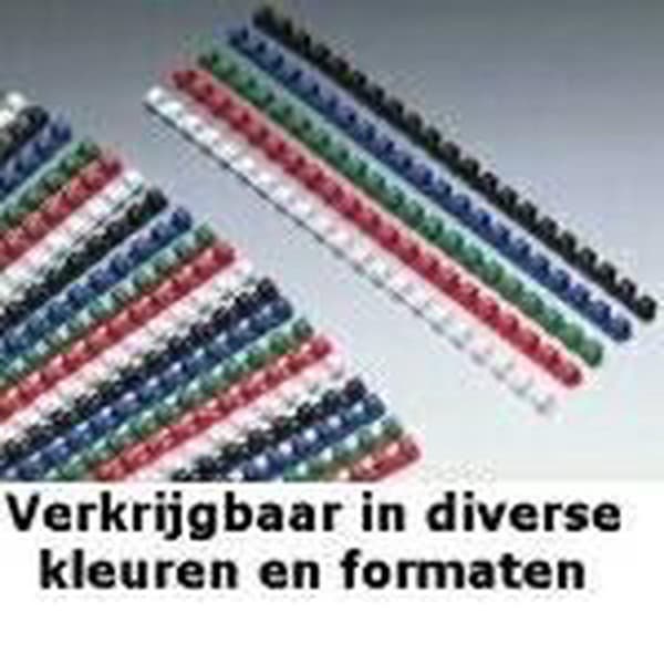 Bindrug gbc 6 mm 21-rengas a4 punainen