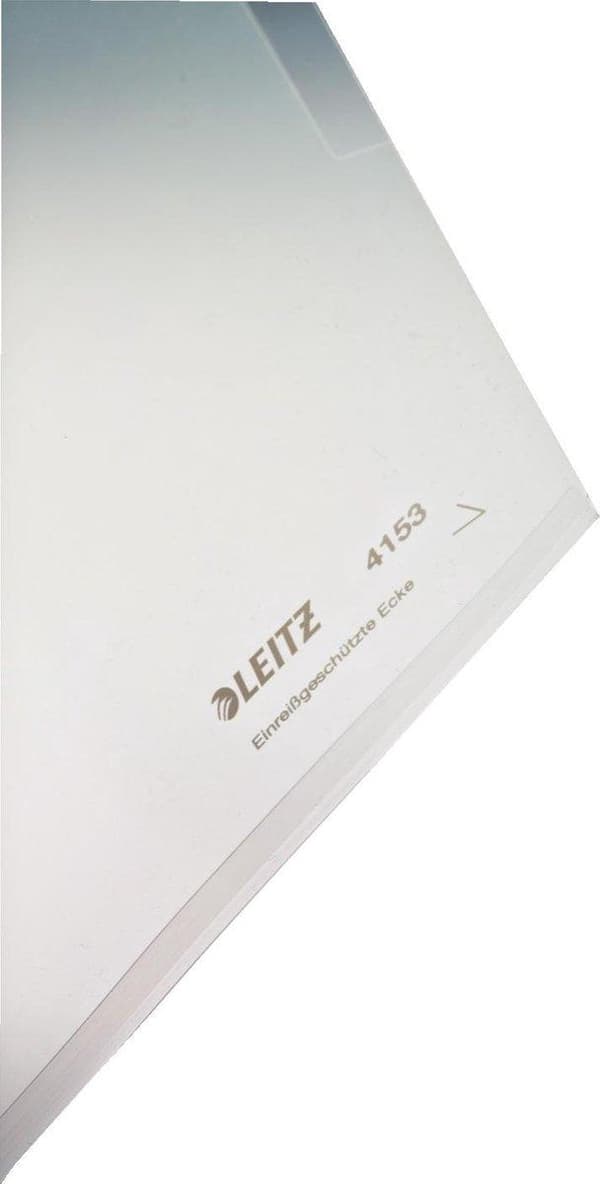 Leitz Synlige poser 4153 DIN A4 Polypropylen 0,15 mm Gennemsigtig 41530003 100 stk.