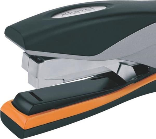 Rexel Optima 40 Low Force Hæftemaskine - Op til 40 ark - Sort/Orange - 1 stk.