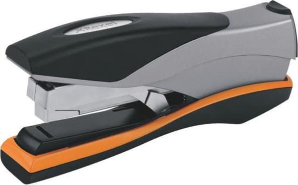 Rexel Optima 40 Low Force Hæftemaskine - Op til 40 ark - Sort/Orange - 1 stk.