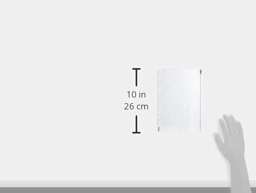 Esselte 411200 Pocket Dragkedja Flerhålad PVC Sidoöppning A4 - Klar, 5-pack
