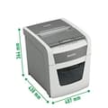 Miniatyrbillede 5 af 6: Leitz IQ Autofeed Small Office 50 - forkværn - partikelskåret - 4 x 28 mm - P-4 (80350000)