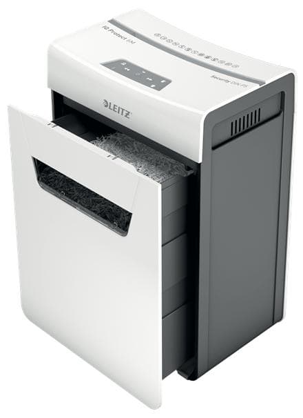 Leitz IQ 6M Protect Premium Paperinsilppuri Mikroleikkaus 18 l Terien lukumäärä (max.): 6 Turvataso 5 Sopii myös niittejä, paperiliittimiä varten