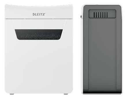 Leitz IQ Protect Premium 8X erittäin hiljainen paperisilppuri juuttumisenestotekniikalla koti-/kotitöihin - P-4-silppuri - Syöttää jopa 8 arkkia - Sil