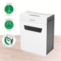 Pikkukuva 6 / 8: Leitz IQ Protect Premium 8X erittäin hiljainen paperisilppuri juuttumisenestotekniikalla koti-/kotitöihin - P-4-silppuri - Syöttää jopa 8 arkkia - Sil