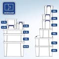 Miniatyrbillede 5 af 6: Bankers Box ProStore opbevaringsboks plastik Bonuspakke 2, 1x85L, 2x70L