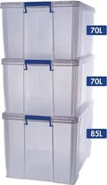 Miniatyrbillede 1 af 6: Bankers Box ProStore opbevaringsboks plastik Bonuspakke 2, 1x85L, 2x70L