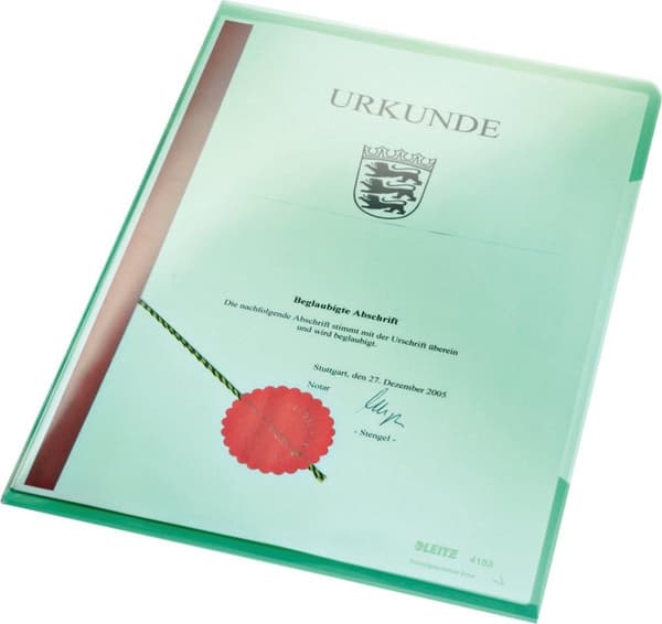 Leitz Superior View Folder - A4 - 100 stycken - Grön