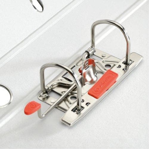 Herlitz 5450903 maX.file protect folder (A4, 5 cm, med insatt ryggetikett) grå
