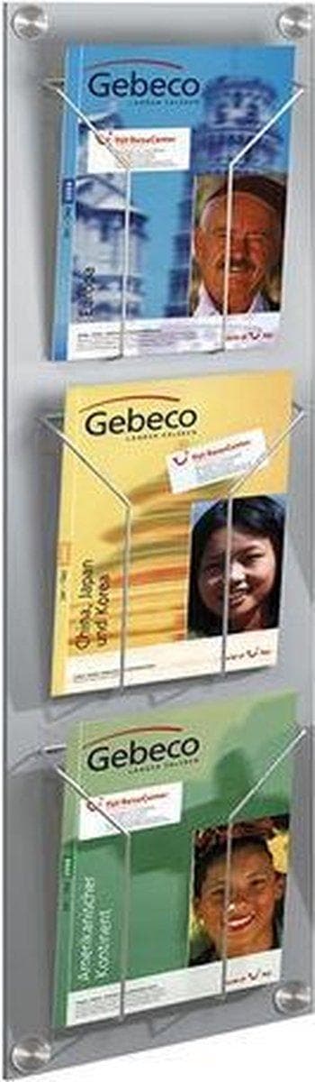 Broschyrhållare Melo väggfäste A4