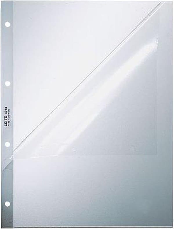Leitz High Quality Show Bag - A4 - 0,13 mm - 4 hål - 100 stycken - Transparent