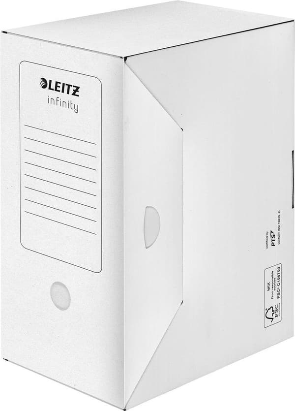 LEITZ Infinity arkivboks med lukkeliste, div. bredder