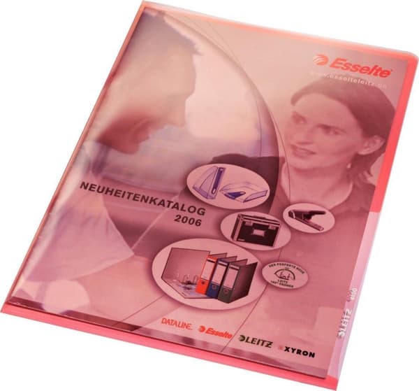 Leitz Premium View Folder - A4 - 100 styk - Rød