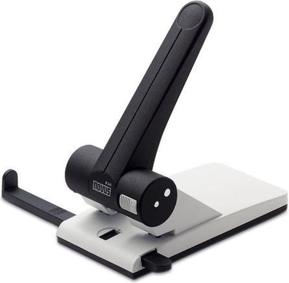 Novus Arkiv Hålslag 025-0266 Antal ark (max.): 65 ark (80 gsm) Ljusgrå, Jet Black