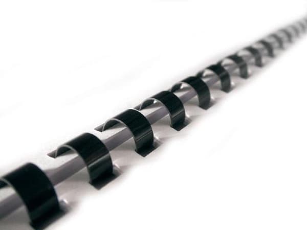 Bindrug gbc 19 mm 21-rengas a4 musta
