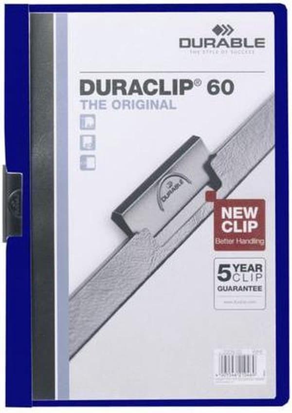 Slitstark klippfil Duraclip® 1-30 ark, mörkblå (förpackning med 25 stycken)