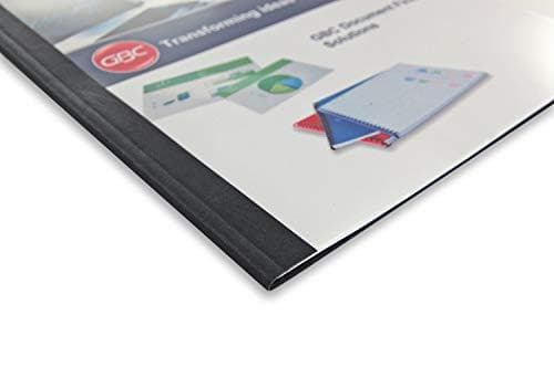 GBC LeatherGrain - Lämpösidontapäällinen - 1,5 mm - A4 (210 x 297 mm) - 15 arkkia - 150 mikronia - musta - 240 g/m2 - 100 kpl. - ThermaBind T200, T400