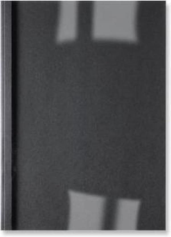 Lämpöpäällinen GBC A4 3mm pellava musta 100kpl