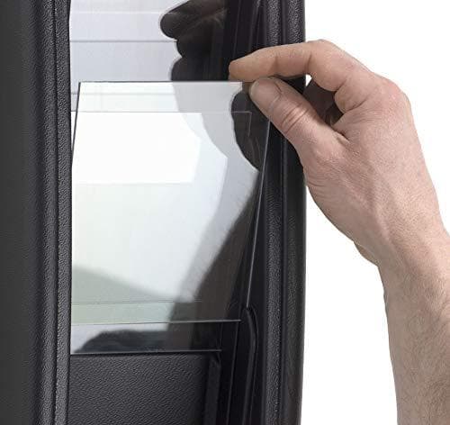 Fast Paper Quick Fit broschyrvägghållare (5 x 1/3 A4-fack, B 18 x D 9,5 x 65 cm), svart