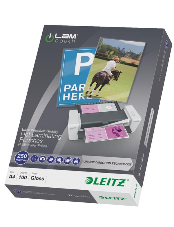 Leitz Lamineringsfolie DIN A4 250 mikron blank 100 st.