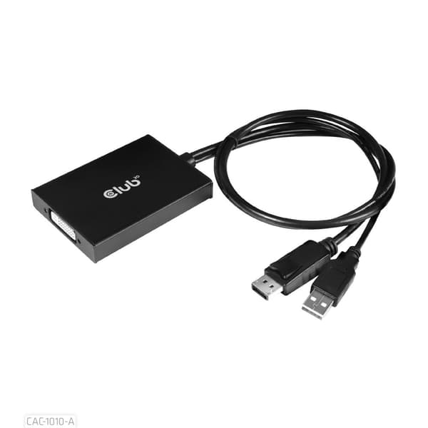 Club 3D CAC-1010-A aktiv adapter DisplayPort till DVI-D HDCP AV (för biovisningar)