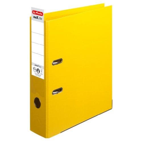 Herlitz 10834356 maX.file protect+ mappe (A4, 8 cm) gul