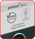 Pikkukuva 5 / 6: Herlitz 10834737 maX.file Protect+ -kansio (A4, 5 cm, koko filmikansi) punainen