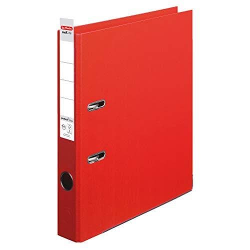 Herlitz 10834737 maX.file Protect+ -kansio (A4, 5 cm, koko filmikansi) punainen