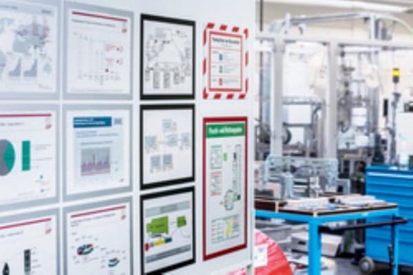 Kestävä Duraframe magneettinen infokehys - A4-kokoinen - punainen