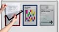 Pikkukuva 8 / 8: Kestävä Duraframe magneettinen infokehys - A4-kokoinen - punainen