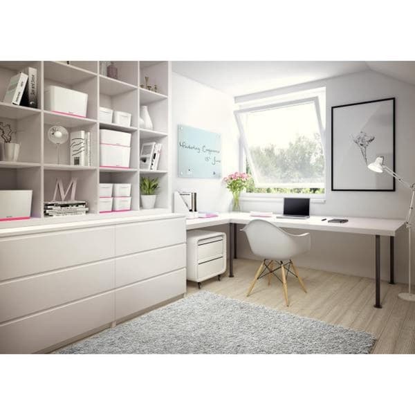 Leitz Mybox Förvaringslåda - 18 liter - med lock - rosa