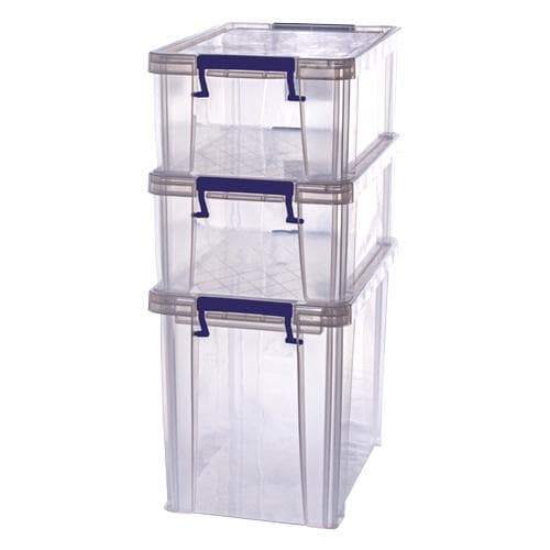 Bankers Box ProStore opbevaringsboks plastik Bonuspakke 4, 1x18,5L, 2x10L