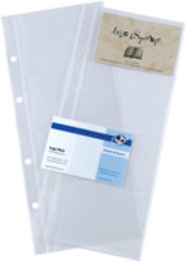 visitkortmappe Sigel A4 sort til 400 visitkort op til 90x58mm SI-VZ301