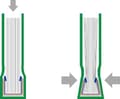 Miniatyrbillede 4 af 5: Leitz impressBIND 74150001 Bogindbindingsmappe Blødt omslag A4 14 mm Pakke med 10 hvid