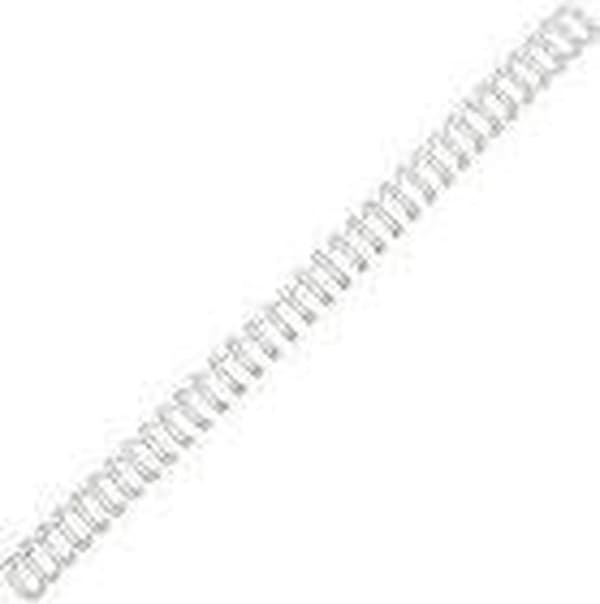 GBC trådbackar WireBind - 9,5 mm - 125 ark - Silver - 100 st