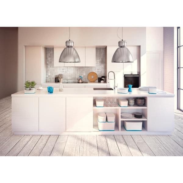 Leitz MyBox® Large med lock, förvaringsbox - blå/vit
