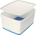 Miniatyrbild 8 av 9: Leitz MyBox® Large med lock, förvaringsbox - blå/vit