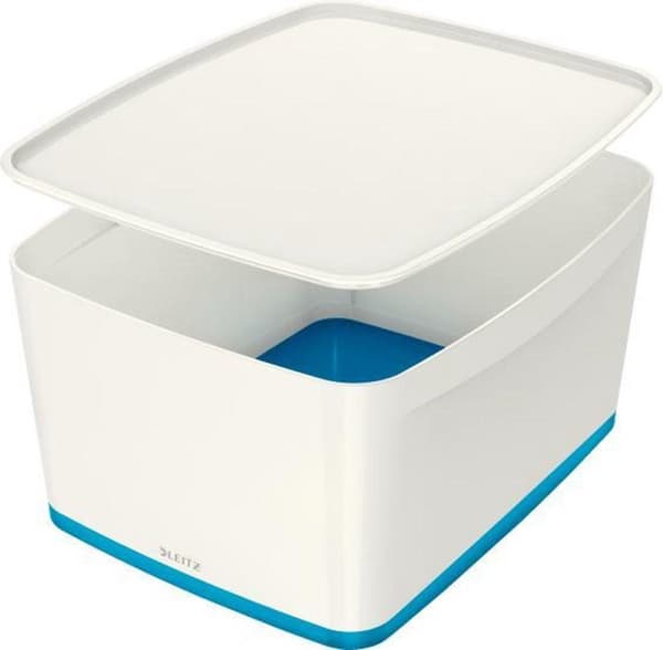 Leitz MyBox® Large kannella, säilytyslaatikko - sininen/valkoinen