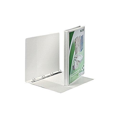 Leitz 42820001 Ringpärmpresentation, med fickor, A4, PP, 4 ringar, 16 mm, vit