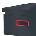 Miniatyrbild 3 av 6: Leitz Click & Store Stor förvaringslåda Vikbar A3-arkivkartong med lock Robust premiumkartongbehållare för arkivering av dokument Hem/kontor Cozy Seri