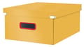 Miniatyrbillede 1 af 6: Leitz Click & Store Stor opbevaringsboks, foldbar A3 arkivboks med låg, robust premium papspand til arkivering af dokumenter, Hjem/kontor, Hyggelig se